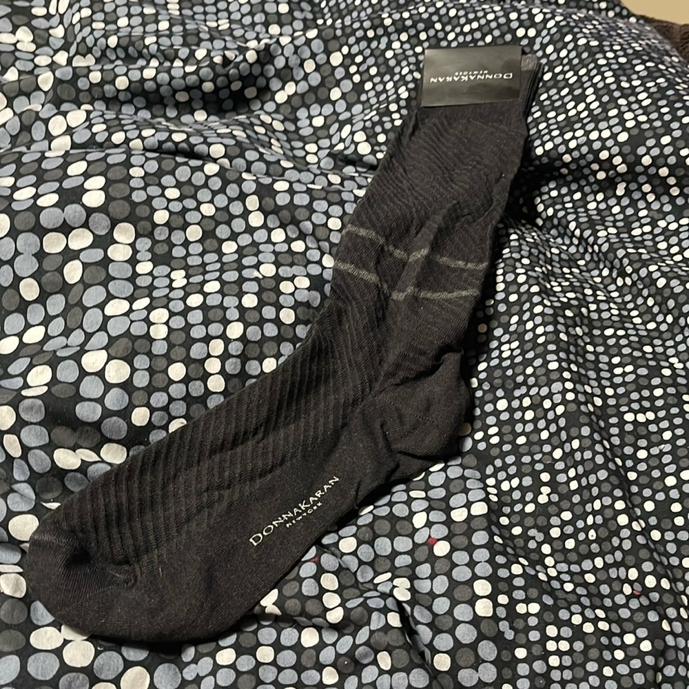 Donna Karan New York men’s dress socks new old stock black